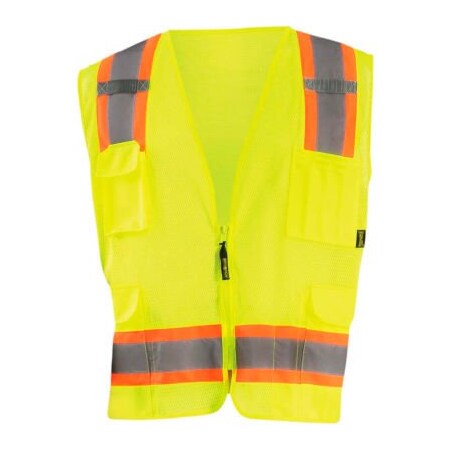 Occunomix Value Mesh Two-Tone Vest Class 2 Hi-Vis Yellow M,  ECO-ATRNSM-YM